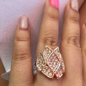 Ellen Tracy Rose Gold Ring